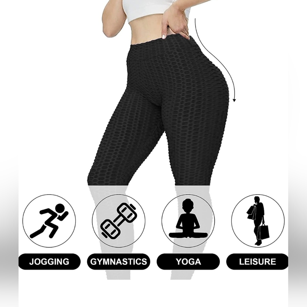 Comfy Forever Tik-Tok Women Yoga textured Leggins - Picture 13 of 13
